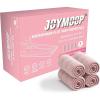 imageJOYMOOP Flat Mop Pads Microfiber Mop Cleaning Pads Washable Pads Pads Replacement for Flat Mop or Mop Bucket Set Pack of 4 Refills 13inch  Pink