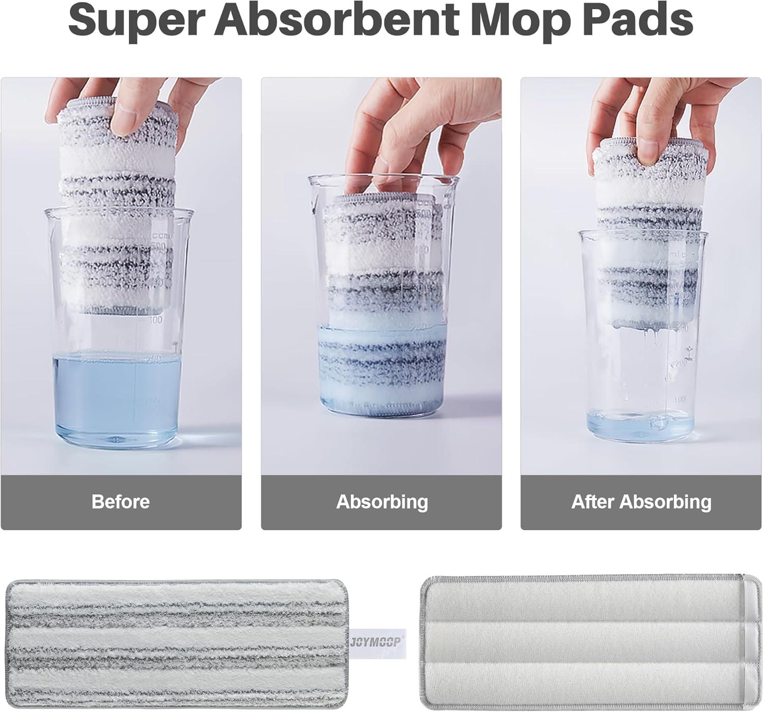 image:imageJOYMOOP Mop Broom Holder Wall Mounted Damage Free Hanging Hooks Mount for Home Kitchen Bathroom Storage 4 Pack