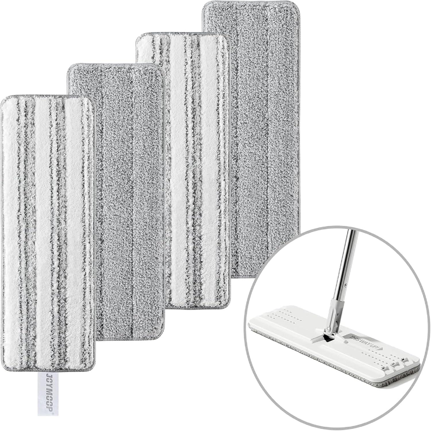 image:imageJOYMOOP Mop Broom Holder Wall Mounted Damage Free Hanging Hooks Mount for Home Kitchen Bathroom Storage 4 Pack