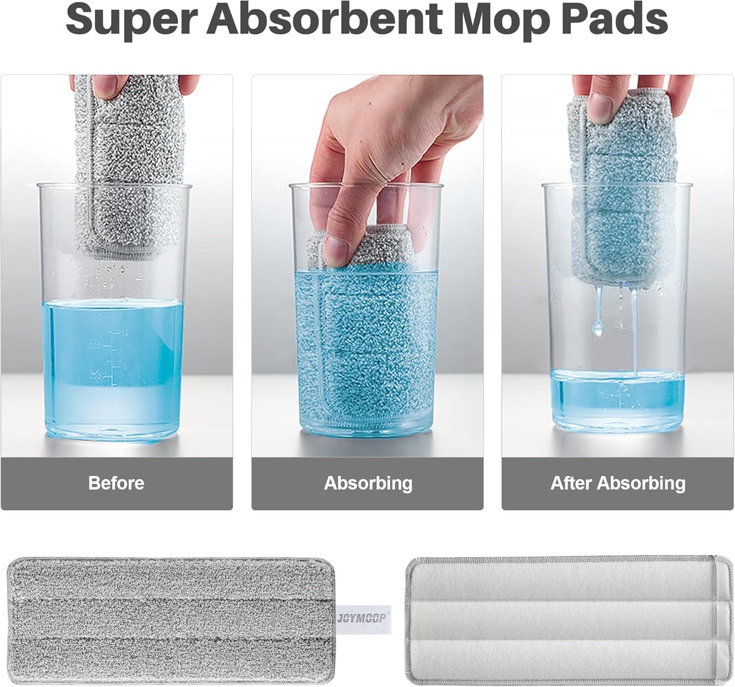 image:imageJOYMOOP Mop Broom Holder Wall Mounted Damage Free Hanging Hooks Mount for Home Kitchen Bathroom Storage 4 Pack